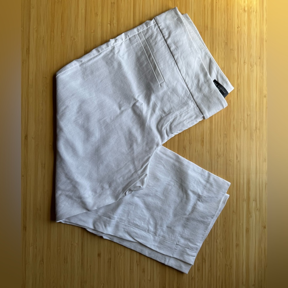 The Limited White Cropped Pants